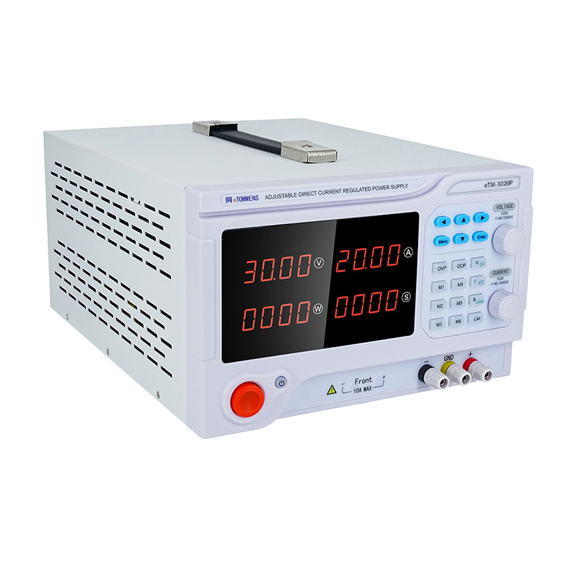 同门eTM-30100P可调直流稳压电源预设编程编码器充电直流电源
