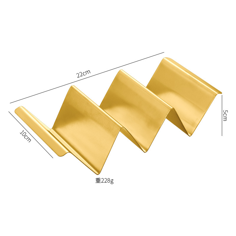 Transfronterizo spot w de acero inoxidable mexican pancake rack taco holder rack taco rack pancake rack