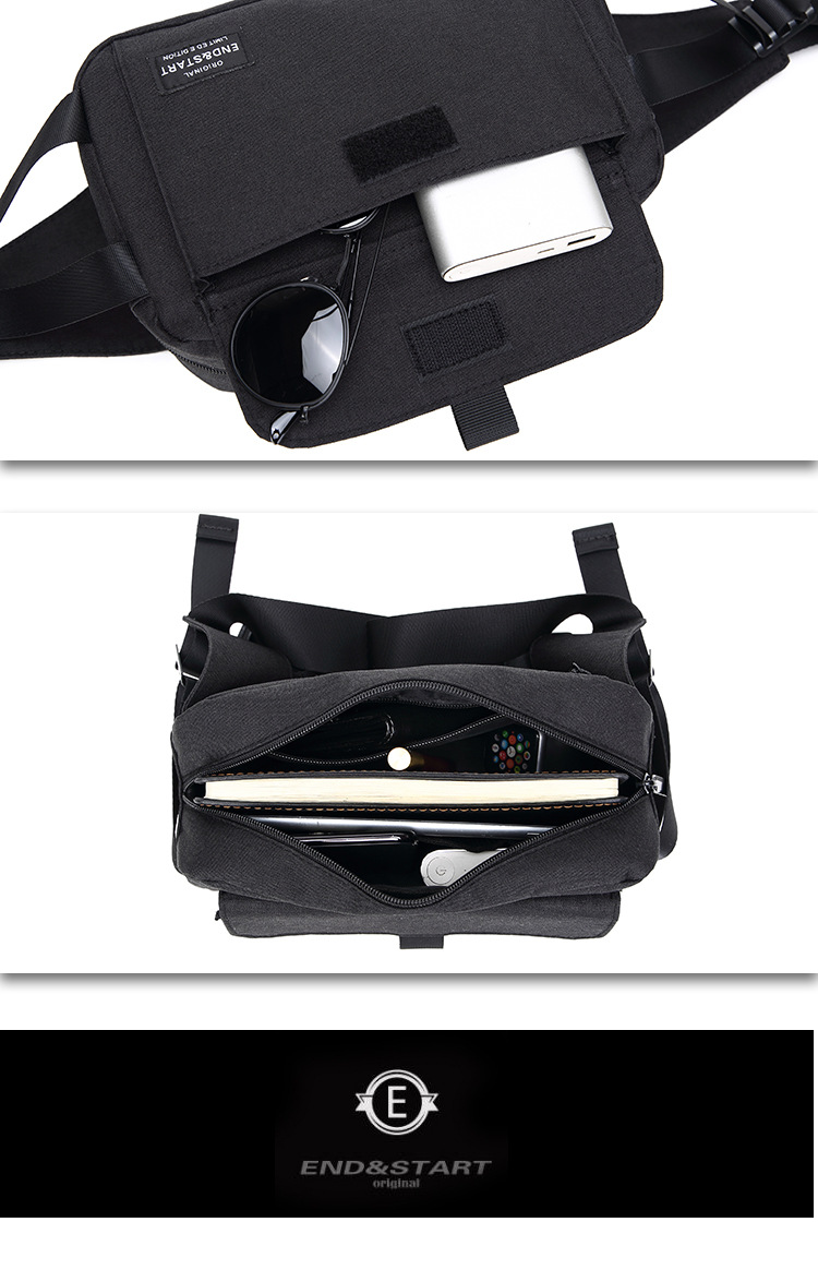 Classic Men's Messenger Bag For Commuting And Sports Performance_voghion.com
