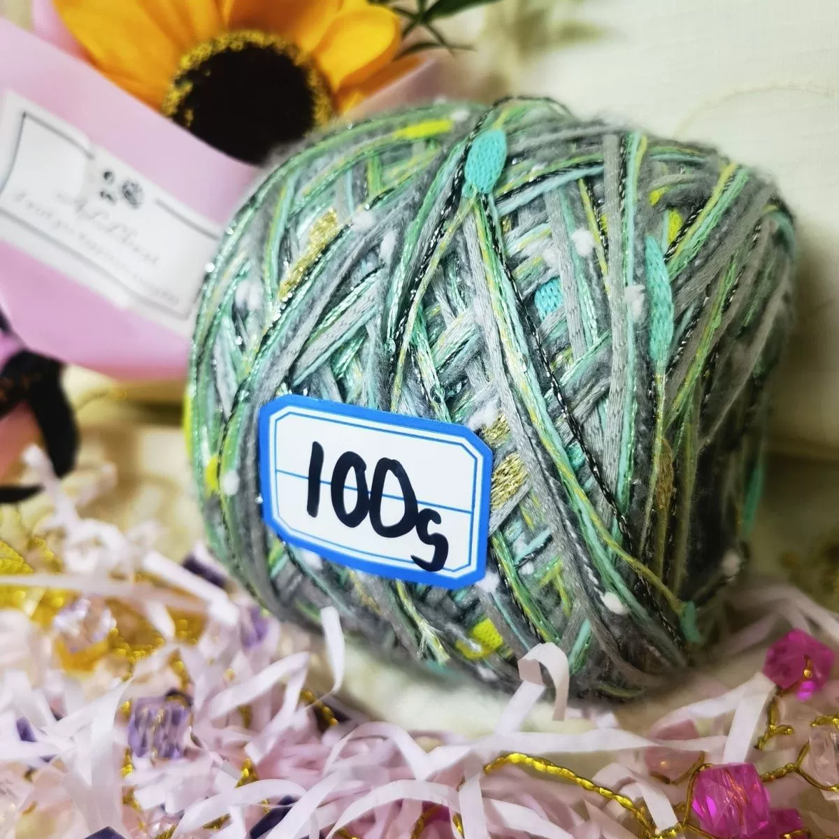 Волшебник страны Оз, свежая мятно-зеленая ручная вязка, яркая сумка «сделай сам», шарф, украшения, яркое шелковое кольцо, специальная нить