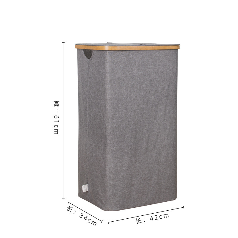 Cesta de lavandería con bolsillo neto cesta de almacenamiento de ropa sucia cesta de almacenamiento cesta de lavandería bolsa de almacenamiento plegable Amazon