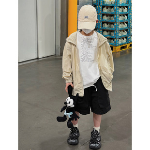 Baoduo children's clothing summer ice silk South Korea children's clothing boys coat 2024 new children's jacket boys sunscreen clothing