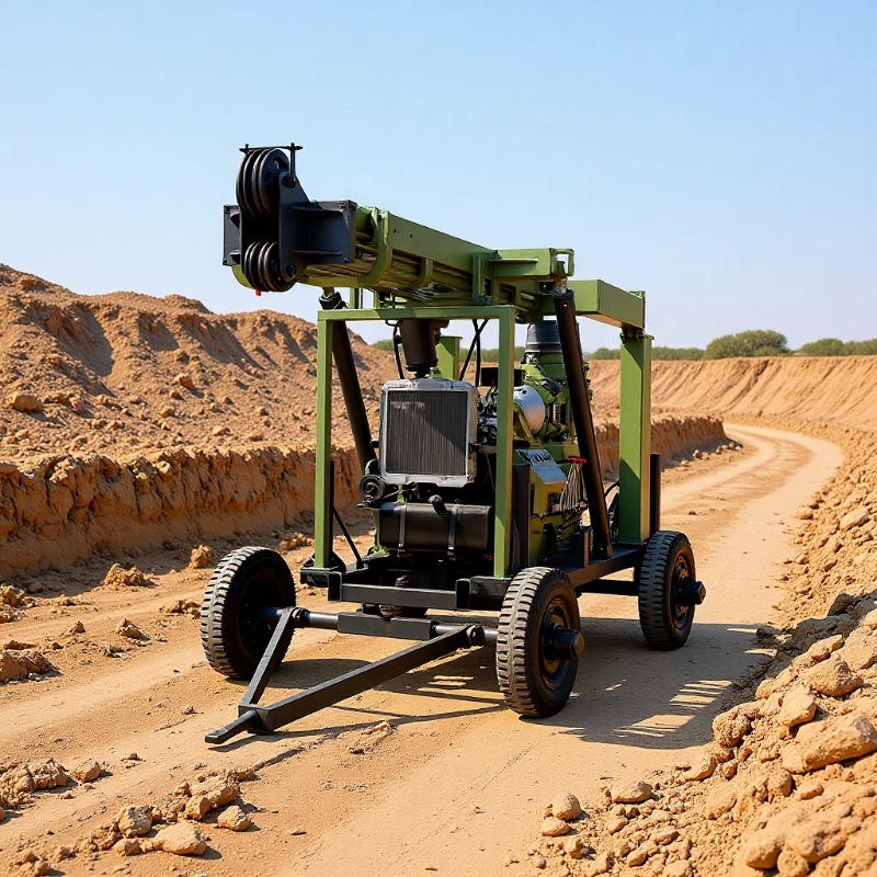 600m exploración geológica tracción tipo perforación de núcleo de roca tracción tipo perforación de muestreo hidráulico gran perforación hidráulica