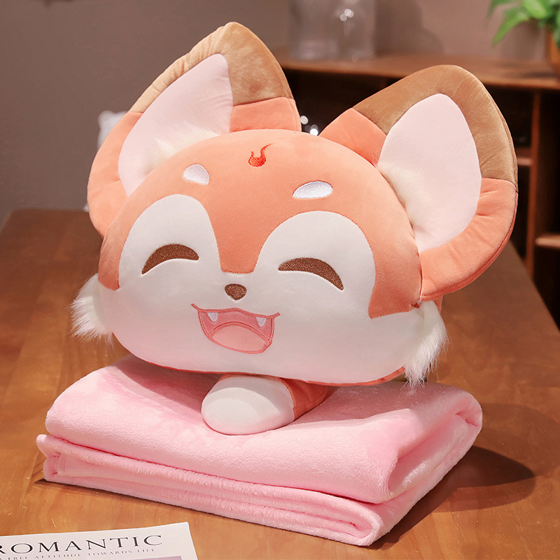 빨간 여우 웃음 베개 (담요 없음)/0.4kg