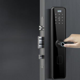 Fingerprint lock smart door lock home anti-theft door lock combination lock door entry smart lock electronic lock installation wooden door