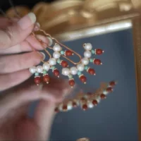 Оригинальные аксессуары для волос Hanfu шпилька в стиле Тан украшение антикварный головной убор Пекинская опера шпилька для волос новогодние универсальные аксессуары для волос