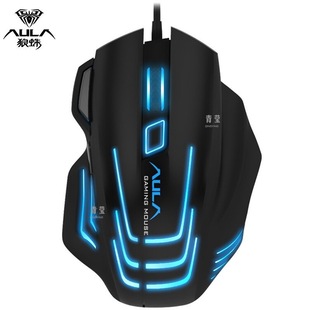 Special electronic competition internet cafe coffee mouse RGB wired chicken eating computer usb ghost luminous shark 18 mouse s game