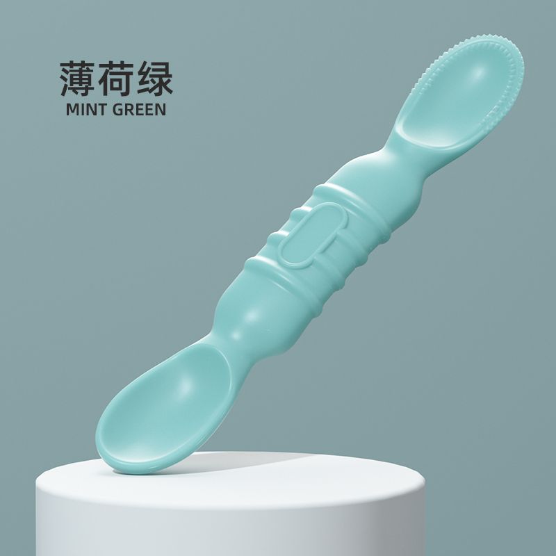 녹색 "PP 소재" 진흙 긁기 숟가락