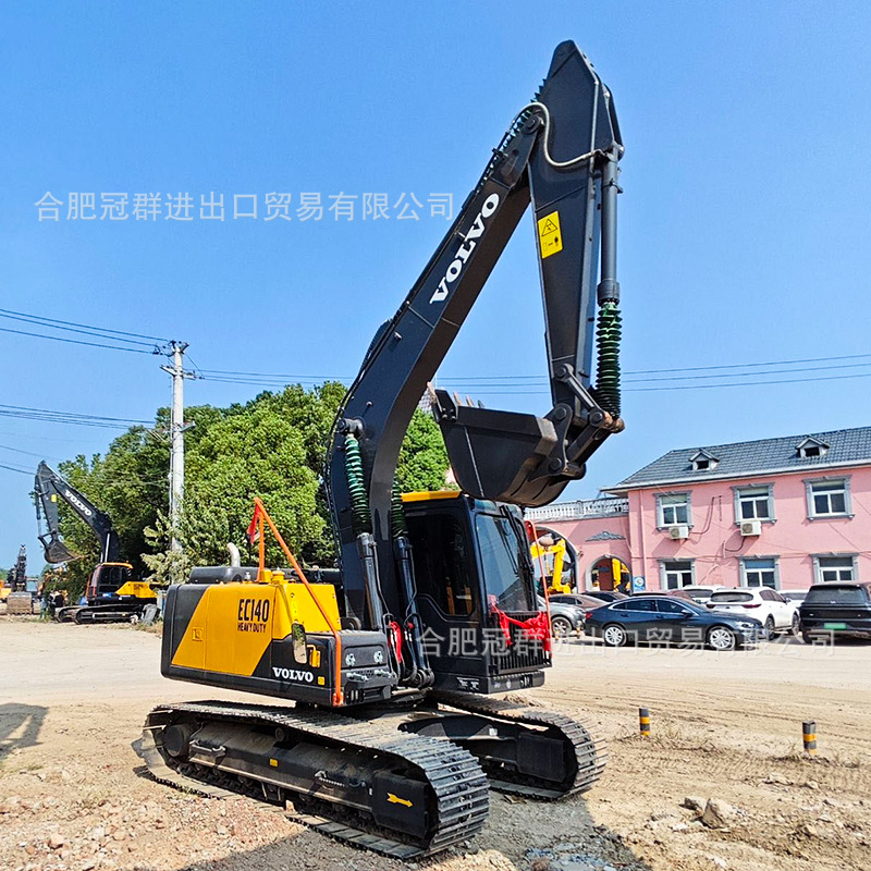 Volvo EC140 excavadora pequeña y mediana excavadora maquinaria de movimiento de tierras gancho exportación sin preocupaciones image 4