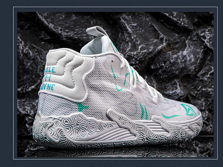 Three-ball Three-generation Bauer Basketball Shoes for Men and Women Anti-slip and Wear-resistant High-top Concrete Combat Cushioning Sports Shoes_voghion.com