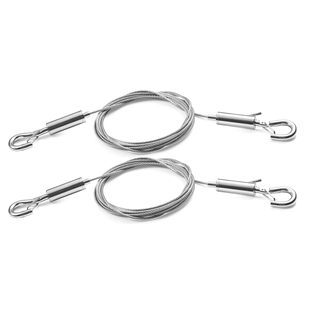 Factory Direct Sales Stainless Steel Wire Rope Pressed Aluminum Sleeve Adjustment Safety Hook Billboard Lighting Hoisting Ring Lanyard
