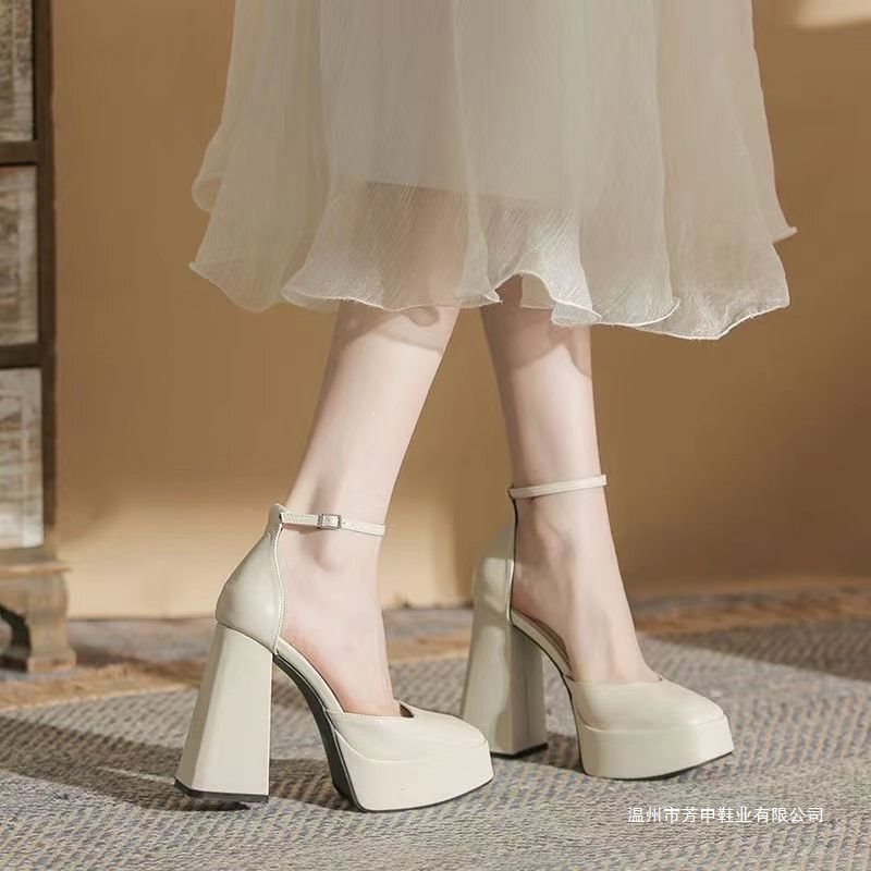 Mary Jane platform high-heeled sandals for women, summer chunky heel sandals, slimming and height-increasing, versatile, other styles from Dongguan Mary Jane platform high-heeled sandals for women, summer chunky heel sandals, slimming and height-increasing, versatile, other styles from Dongguan