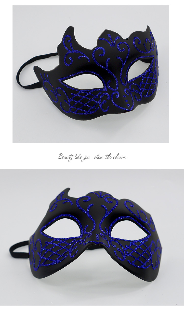 Hallowmas Festive & Party Supplies party bár maszk félarc férfi festett maszk spray festék férfi és női maszk_voghion.com