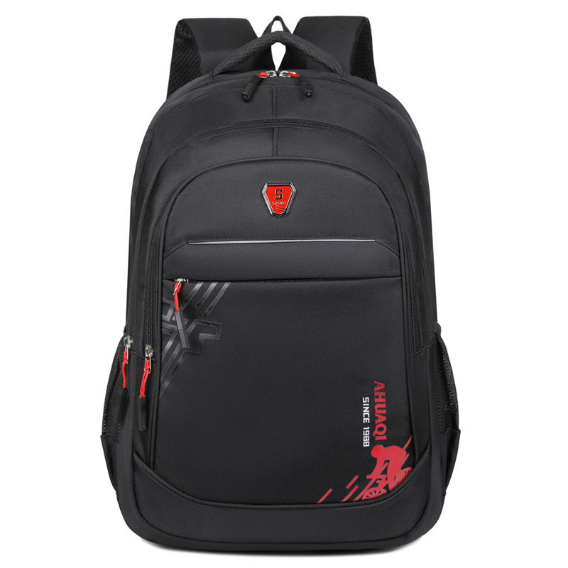 Mochila de hombre de gran capacidad al por mayor de fábrica 2024 nueva bolsa de computadora de escuela secundaria y secundaria bolsa de viaje de ocio de negocios