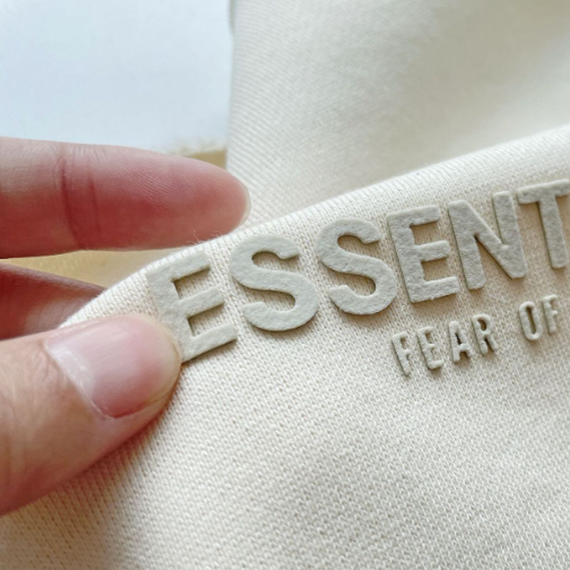 Accesorios de ropa floc de transferencia térmica marca digital de ropa pantalones de vestir marca tridimensional de doble línea