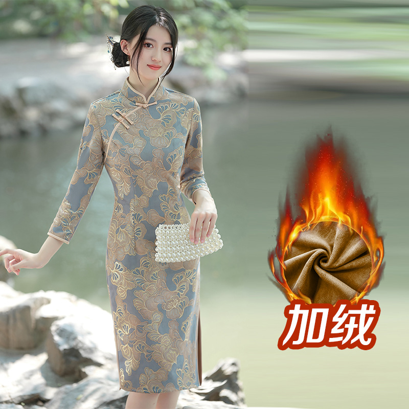Winter cheongsam