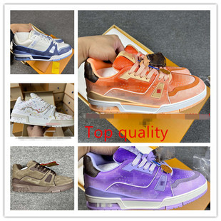 Top quality trainer��ԭ���Ь��Ь�^��ţƤ���ݳ�L����Ů��Ь