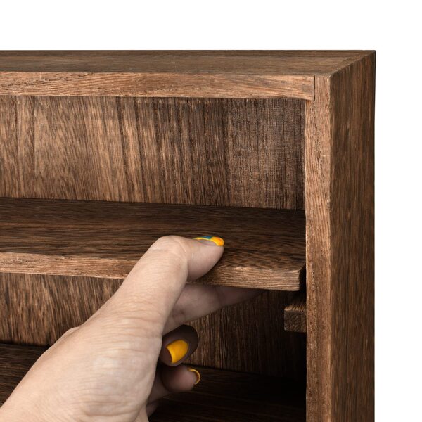 Japanese retro wooden storage system