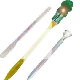 总结三类渐渐色笔 变色笔硅胶笔 钻石笔水晶笔