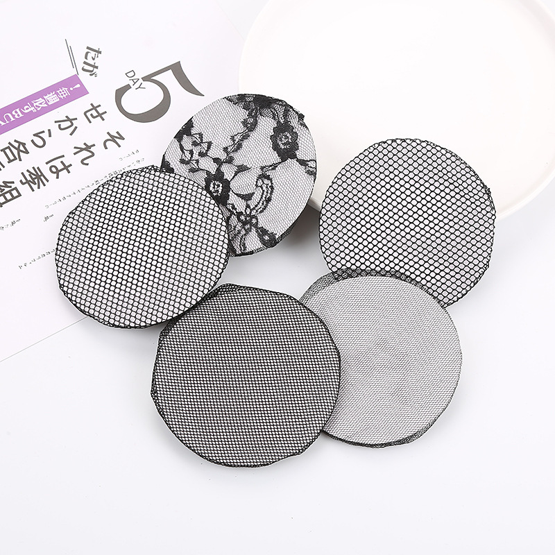 Parisian-style lace hair net, Korean-style simple hair clip, suitable for bank employees and flight attendants, professional invisible bun hair accessory