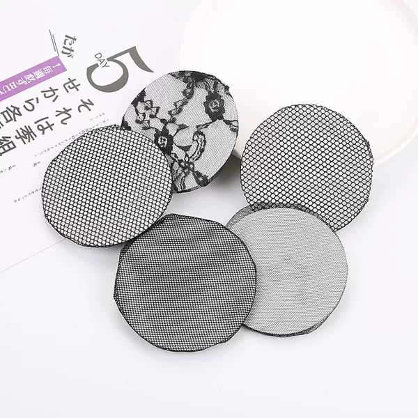 Parisian-style lace hair net, Korean-style simple hair clip, suitable for bank employees and flight attendants, professional invisible bun hair accessory