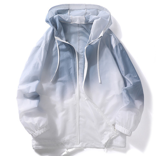 Men's Graduated Sun Protection Travel Breathable Cycling Streetwear Couple Outdoor Skin Fishing Sunscreen Jacket