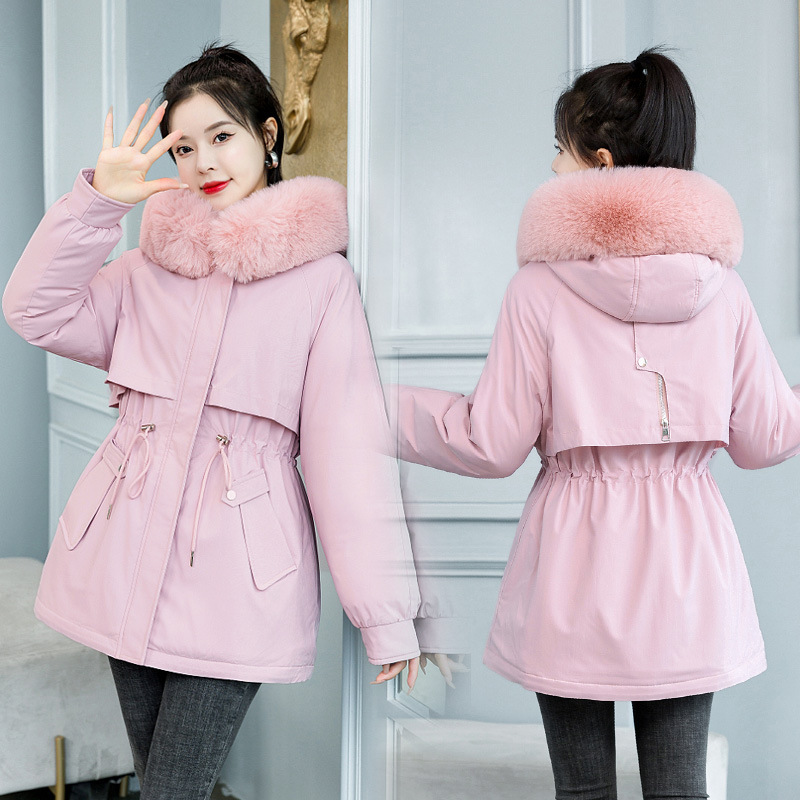 (Cross-border trading), long brace, warm down jacket with down, mid-length 2
