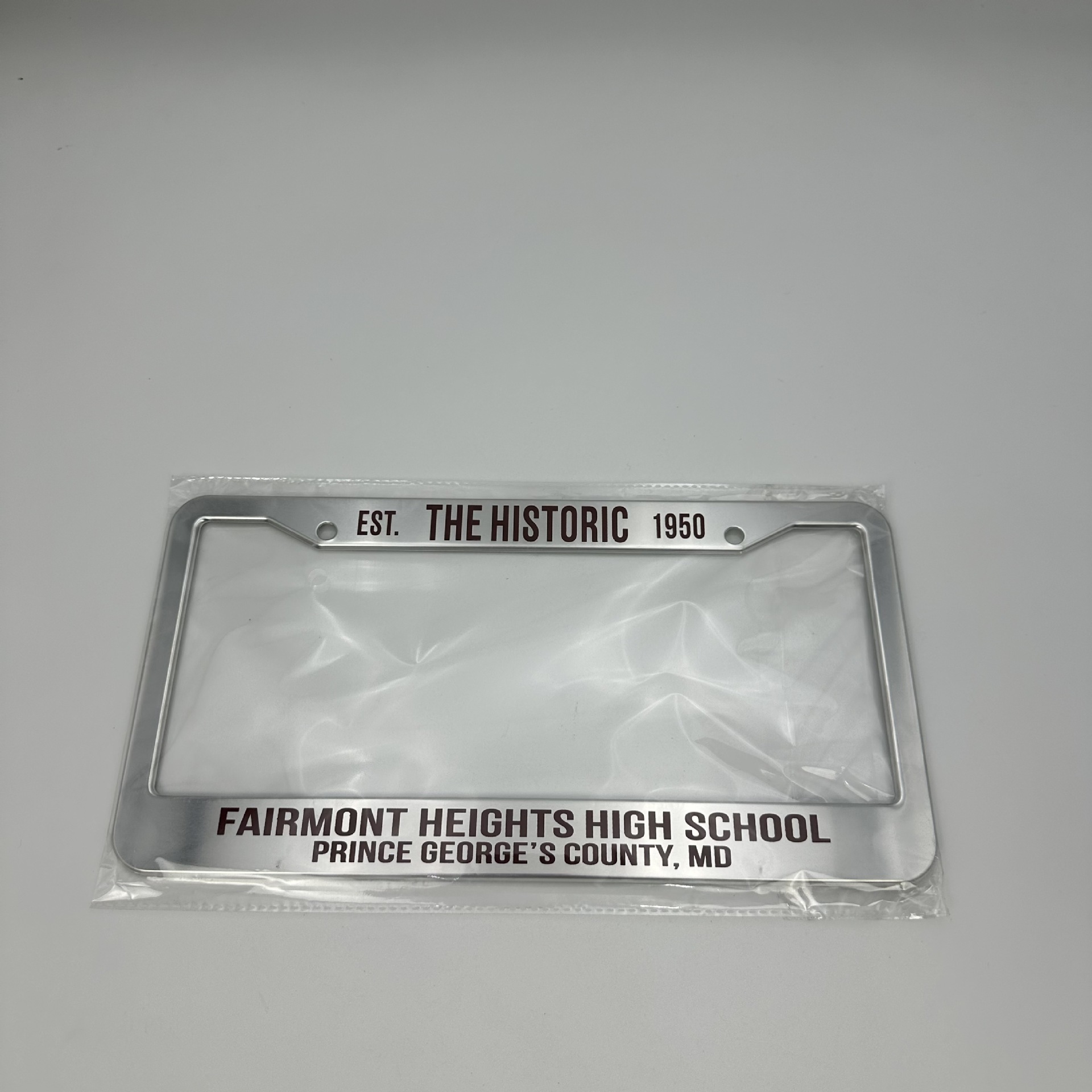 New Model American Standard Aluminum Alloy License Plate Frame, Silver Custom-Made American-Style Export Car License Plate Frame, Export Supply