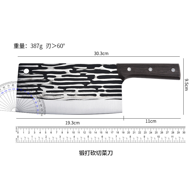 2.5 두께 줄무늬 사각 칼