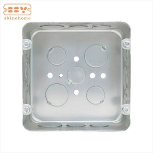 Galvanized Iron Box Square American Standard Junction Box Central and South America Middle East Switch Bottom Box Socket Box 72171