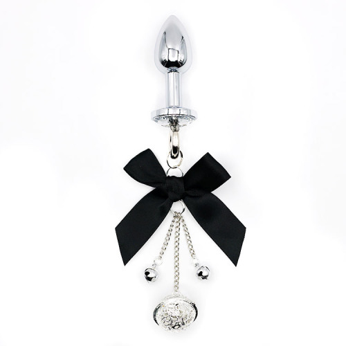Adult Bow Passion Bell Anal Plug Sex Toy Sexy Rabbit Supplies Sex Toys Women's Metal Alternative