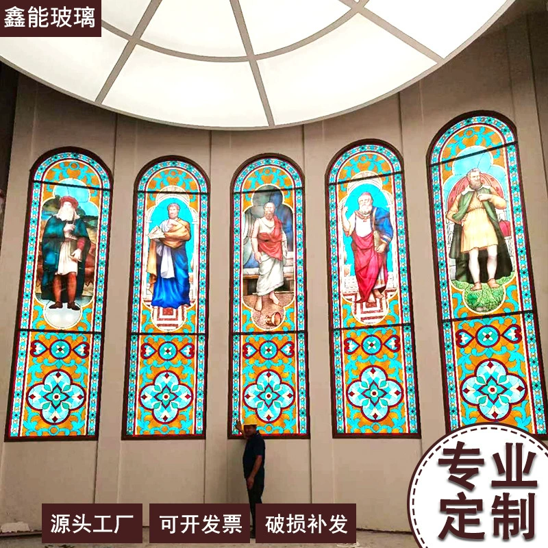 Гуанчжоуский Тяньхэский научный музей, витражи, экраны на заказ, выполняет проекты европейского ретро церковного художественного стекла.