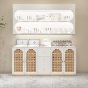Beauty Salon Cabinet Display Cabinet Product Shelf Display Cabinet Cosmetics Floor Cabinet Nail Art Wall Cabinet Others