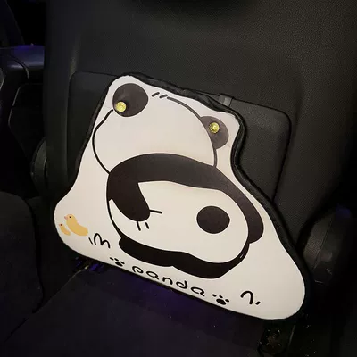 Chair back anti-kick pad | and Durable Mat, Car Accessory - back-panda-anti-kick-pad-leather