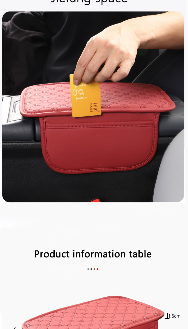 Human body aesthetics design, car armrest box heightening pad, direct supply from the source factory, wholesale for cross-border e-commerce, and drop shipping services
