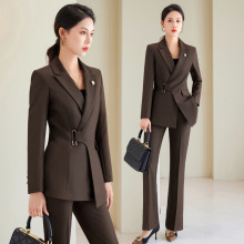 高端西装套装女春秋经理总裁工作服职业装气质女神范正装西服外套