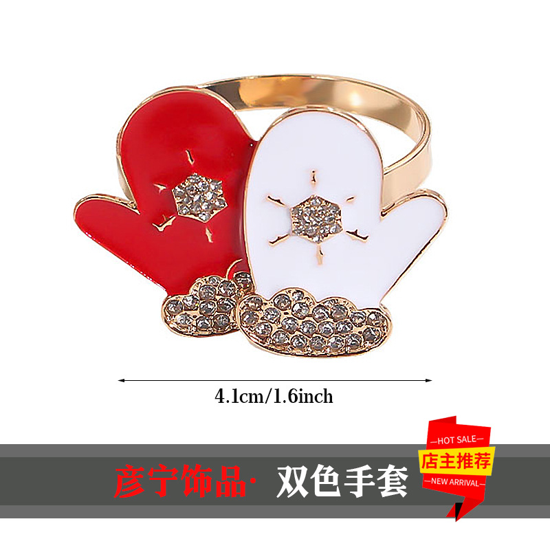 Guantes de dos tonos