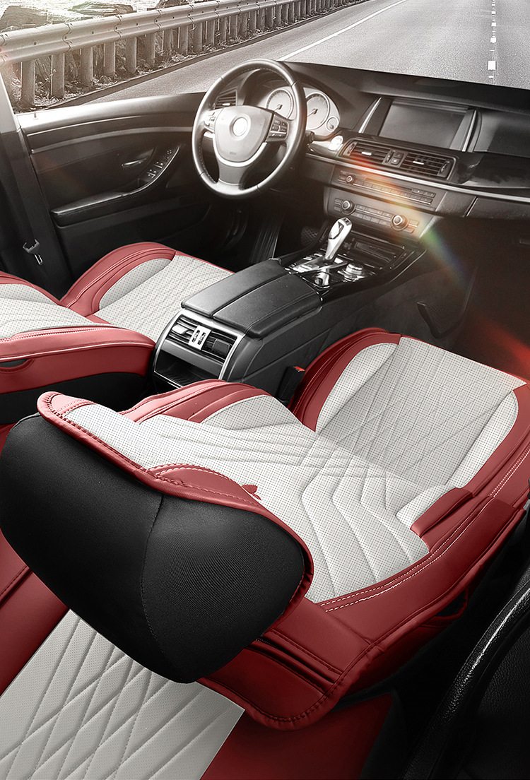 Wholesale Autumn Full-Coverage Car Seat Covers High-End Perforated Leather Car Seat Covers Four-Season Cushions