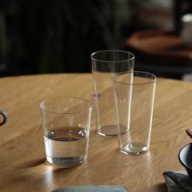 日式手工玻璃杯冷饮杯冰咖啡杯鸡尾酒杯薄底水杯