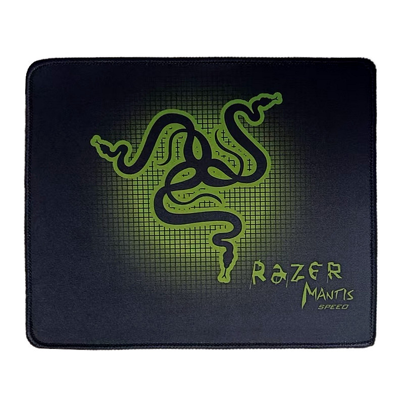4mm thickened anti-slip and wear-resistant gaming mouse pad with lockstitch, large and medium-sized rubber office competition thick snake computer desk pad undefined