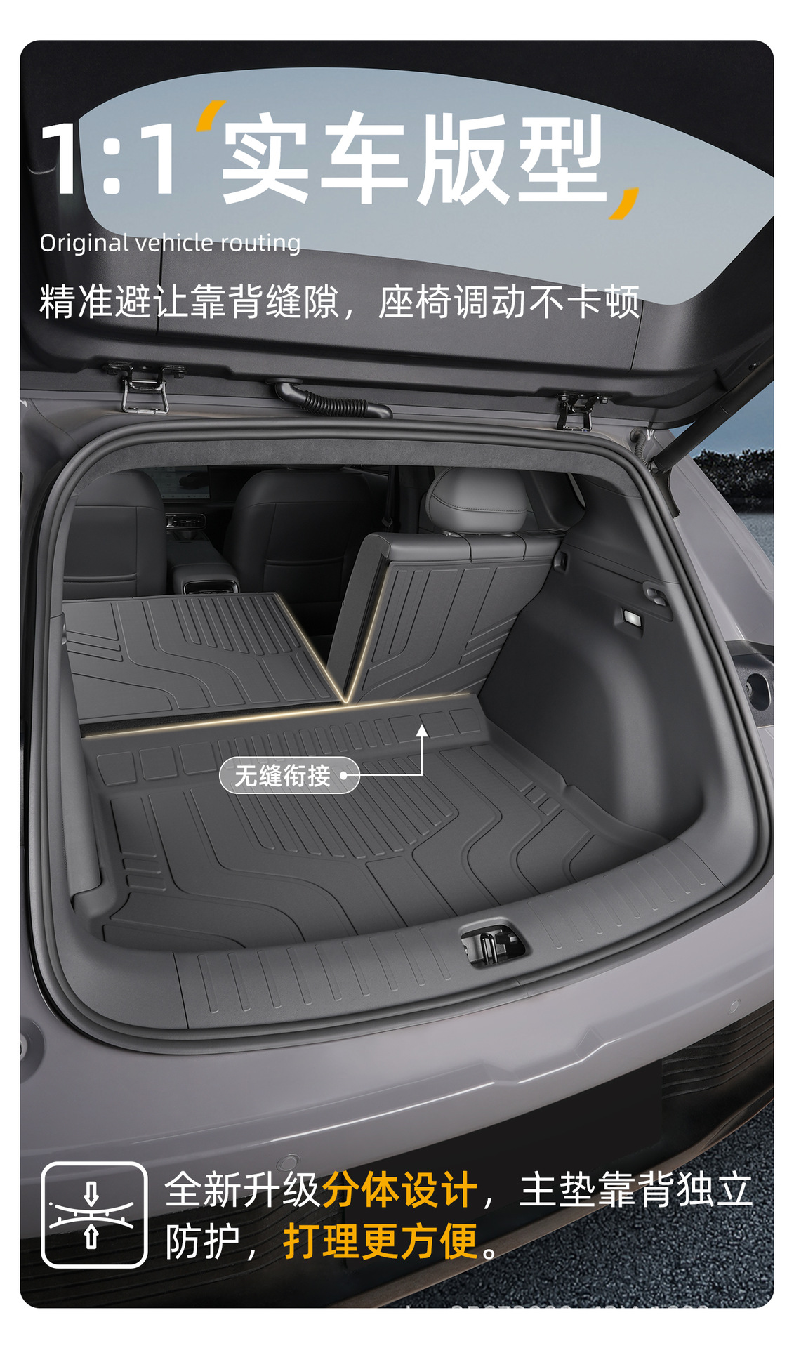 Suitable for Leapmotor Lafa5 Trunk Mat, 26 Models of Special-Purpose Tpe Car Trunk Mats for Lafa5