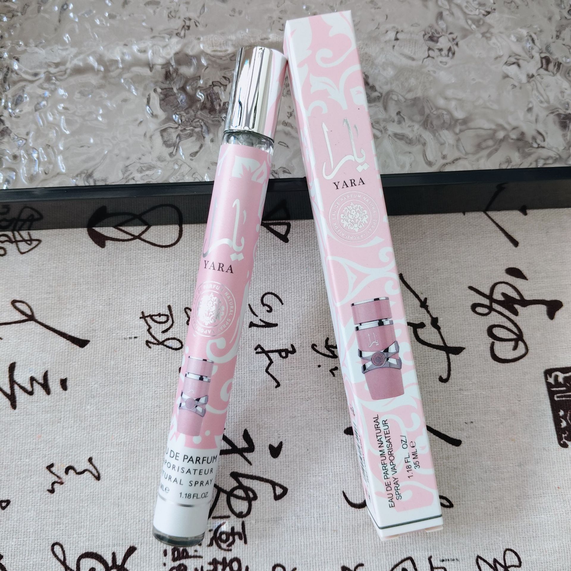 Perfume de 35 ml, Versión Q, Popular Transfronterizo, para Hombre y Mujer, en Tubo de Ensayo, Fragancia Floral y Frutal, Perfume Portátil, Venta al por Mayor