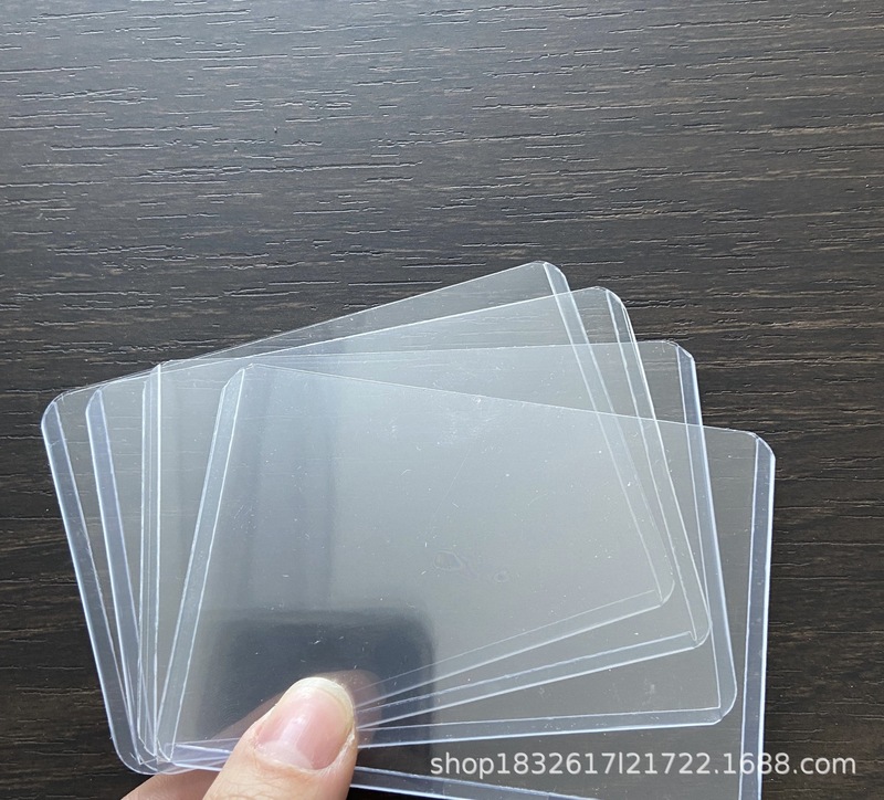 A8カードカバー両面透明ハードカバー写真カード保護ハードカードカバー愛豆スターアルバム3インチカードカバー|undefined