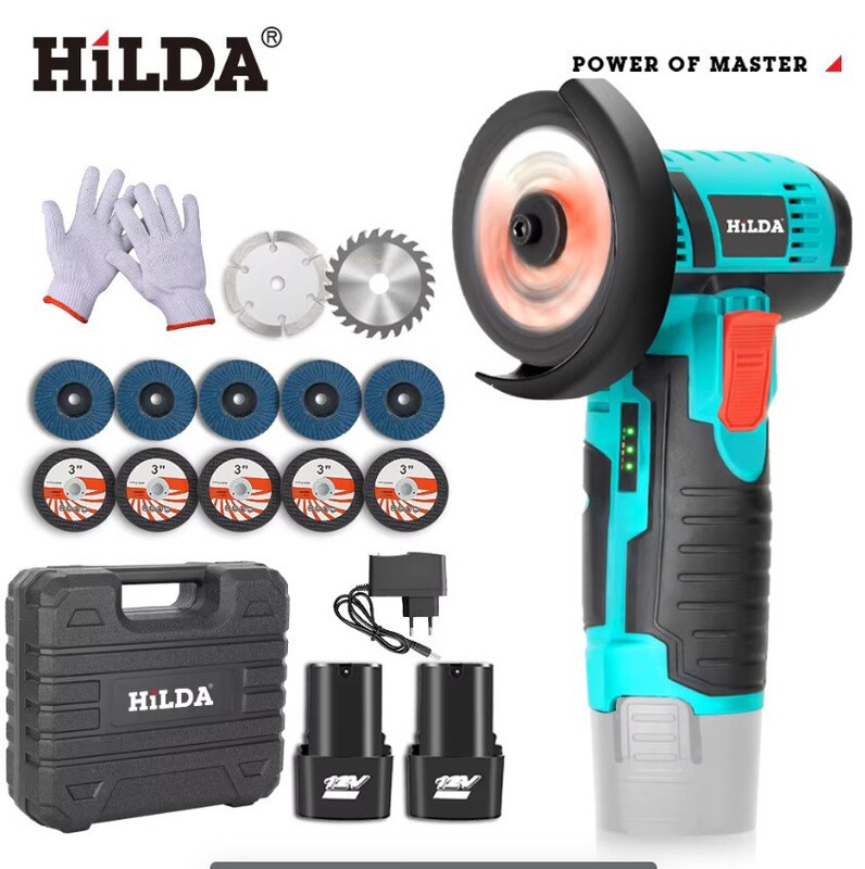 3 inch 12V lithium battery angle grinder cutting machine mini handheld multifunctional grinder rechargeable hand grinder polishing 3 inch 12V lithium battery angle grinder cutting machine mini handheld multifunctional grinder rechargeable hand grinder polishing