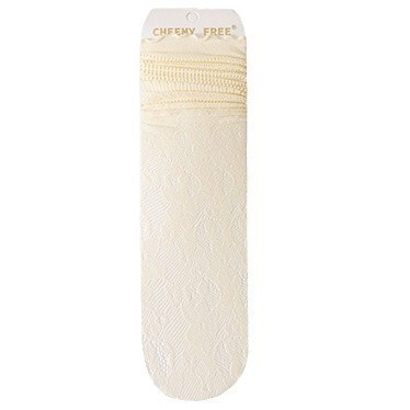Summer Thin Ruffled Lace Socks for Women, Breathable Mesh Hollowed-Out Crew Socks with Floral Trim, Versatile White Mid-Calf Socks