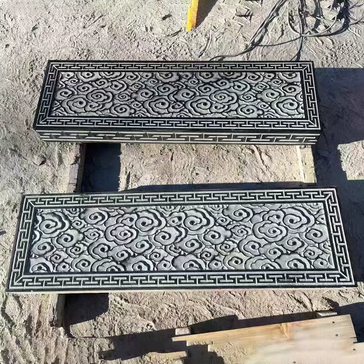 Шаговая плита из голубого камня, плита для двора, садовая антикварная брусчатка, уличная каменная полоса, резной камень