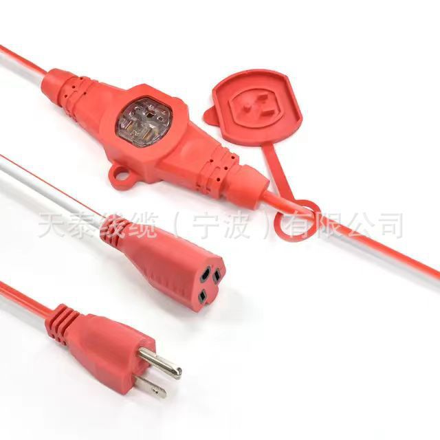 Ventas directas de cabeza de trapeador transparente estándar estadounidense con protector de fugas de cable de motor estándar estadounidense enchufado directo en Tiantai
