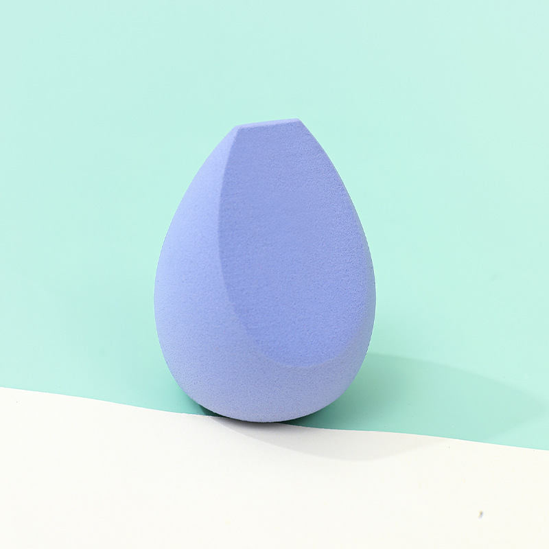 Fábrica personalizada de huevo de maquillaje de tres cuchillos polvo de maquillaje no comer polvo de maquillaje de doble uso esponja de maquillaje huevo de maquillaje al por mayor transfronterizo