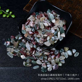 厂家批发天然紫绿玛瑙水晶碎石小颗粒鱼缸铺垫花盆造景装饰石供佛