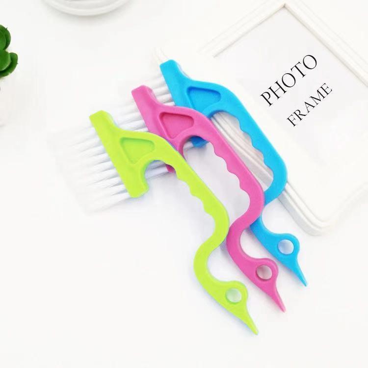 门窗凹槽清洁刷 带簸箕窗户缝隙刷除尘刷清理窗槽小刷子清洁套装